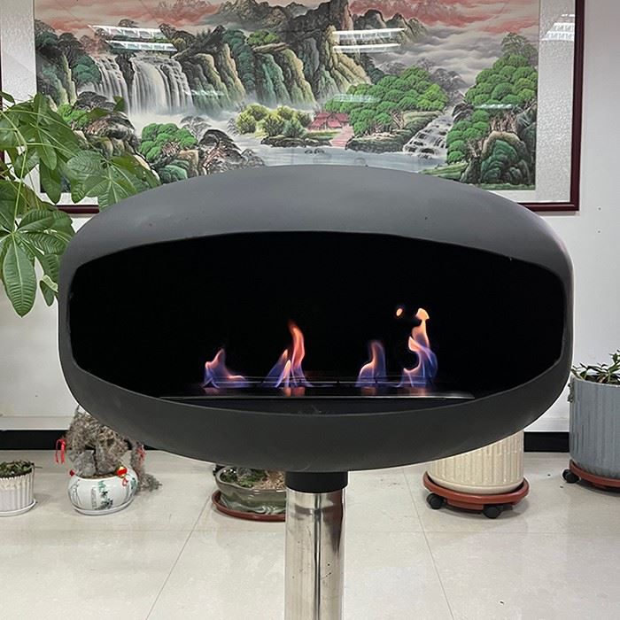 Indoor Bracket Standing Bio Ethanol Fireplace Heating Stove