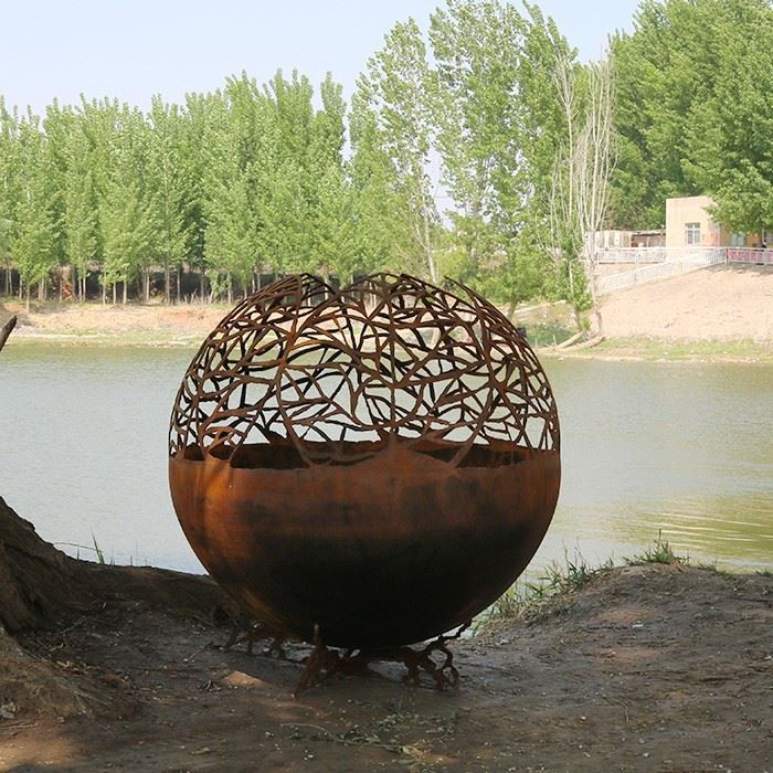 Sphere Globe Fire Pit Ball