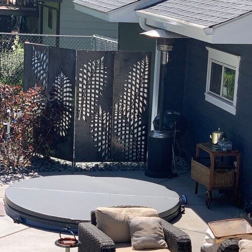 Outdoor Rustic Screen Metal Screen