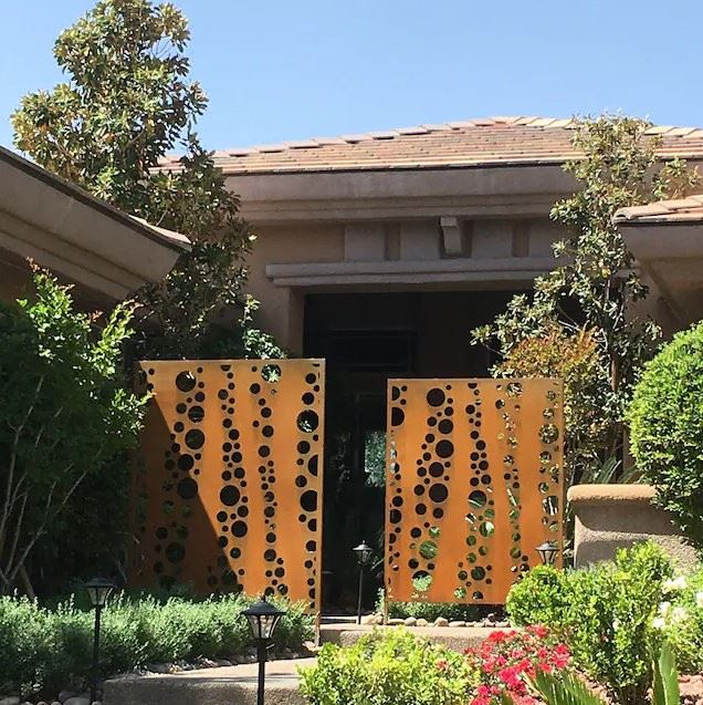 Outdoor Rustic Screen Metal Screen